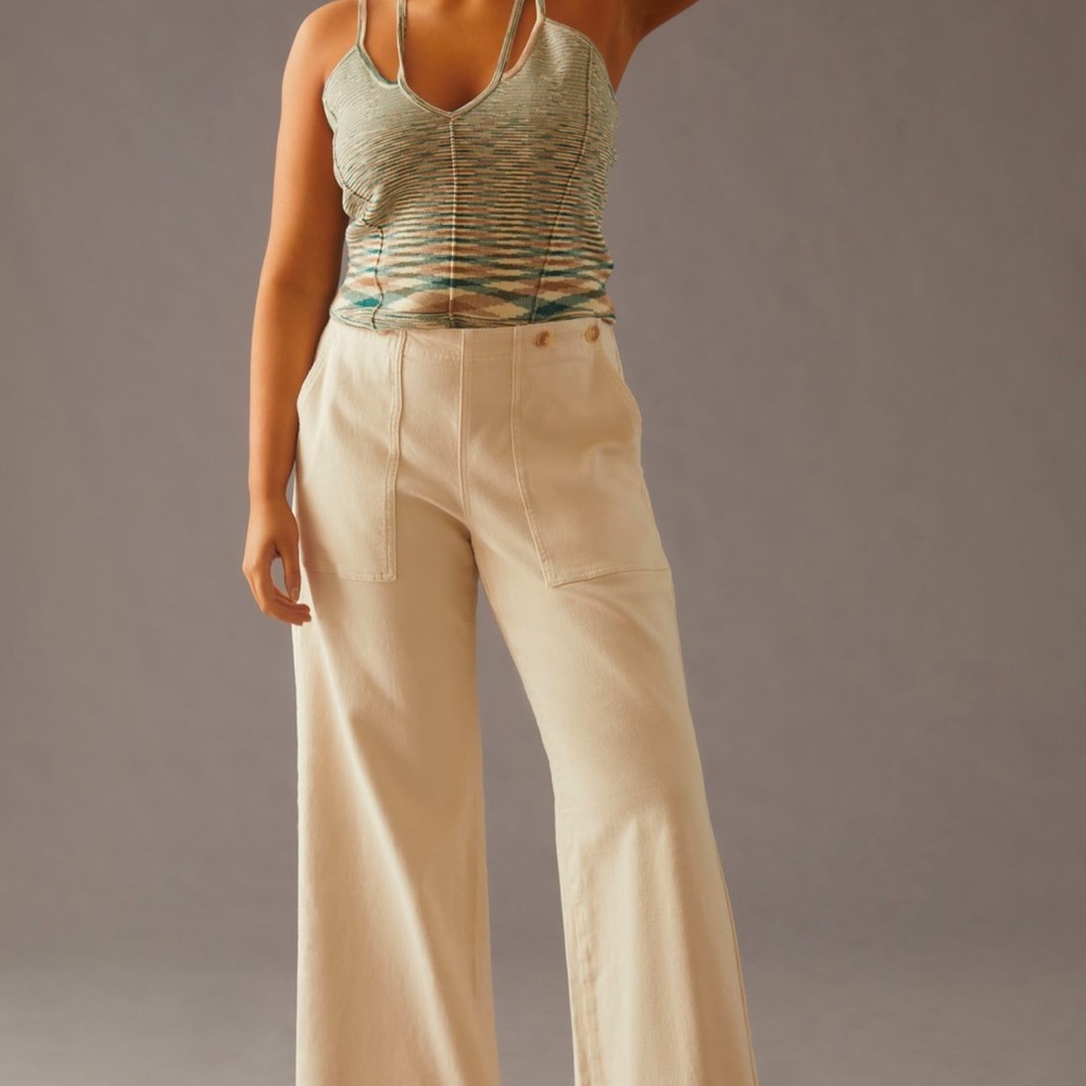 The Kit High-Rise Wide-Leg Utility
Trousers by Pilcro - Picture 3 of 6